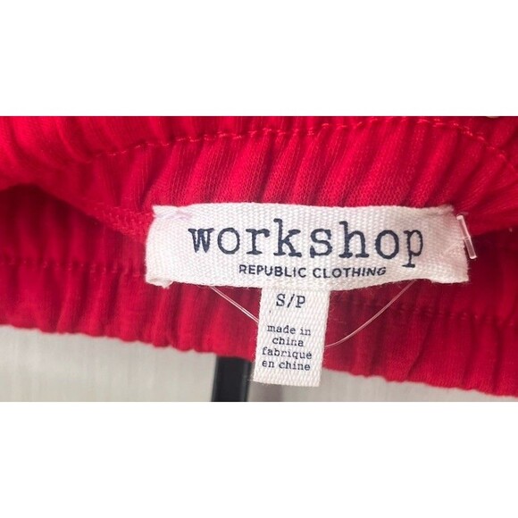 Workshop Christmas Red Two Piece Santa Pajamas Pants Gift Santa Sz S/P NWT - Picture 7 of 9